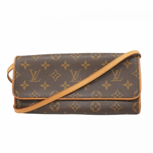 Louis Vuitton Monogram Brown Bag Twin Pochette Shoulder GM - Picture 1 of 9